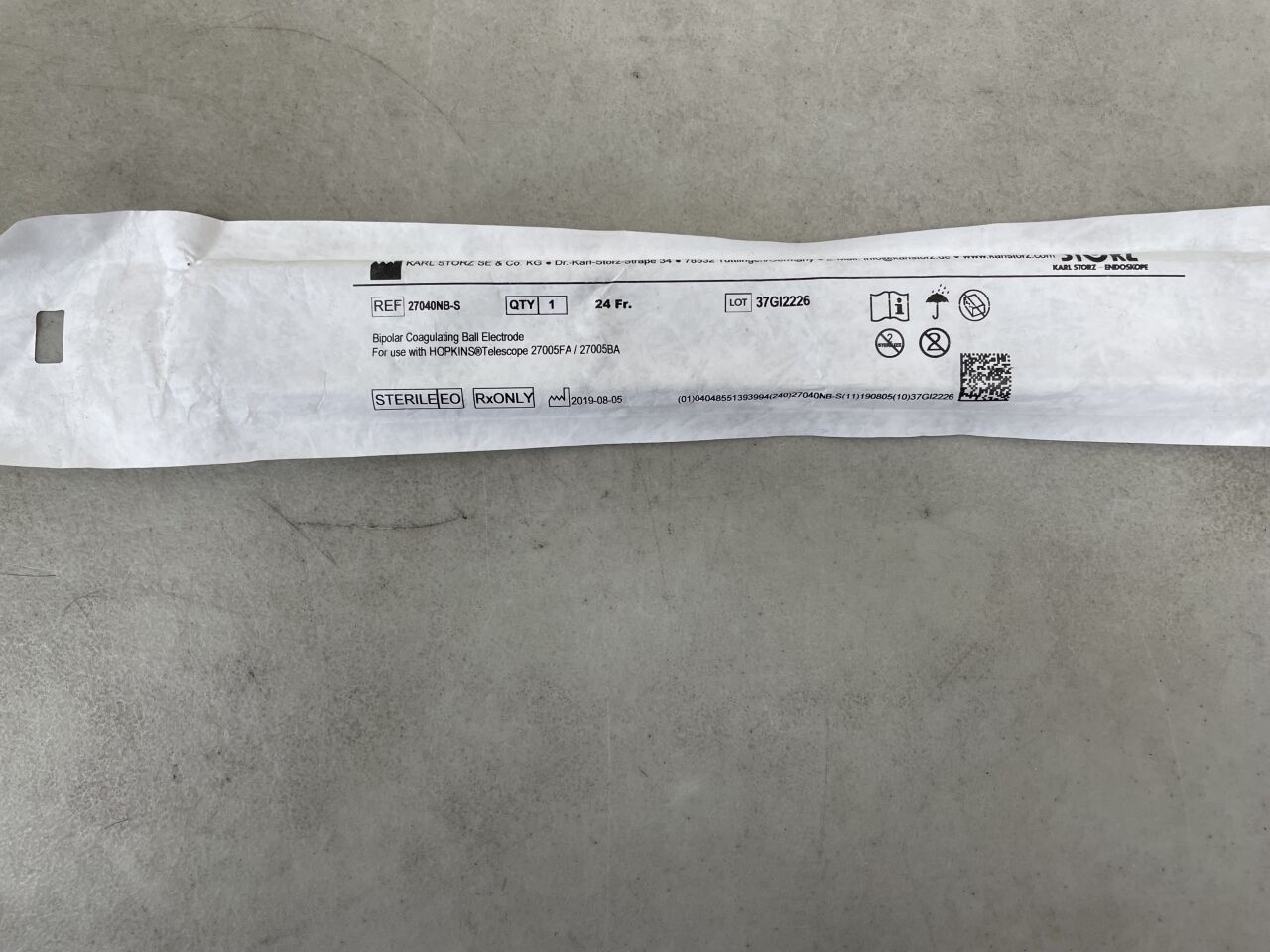 27040NB-S - STORZ - Half-Moon Bipolar Vaporization Electrode, 24/26 Fr Size, (EA) - ( Expiry Date: 2099-12-31 )