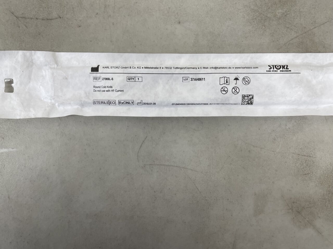 27069L-S - STORZ - Cold Knife, Round, (EA) - ( Expiry Date: 2099-12-31 )
