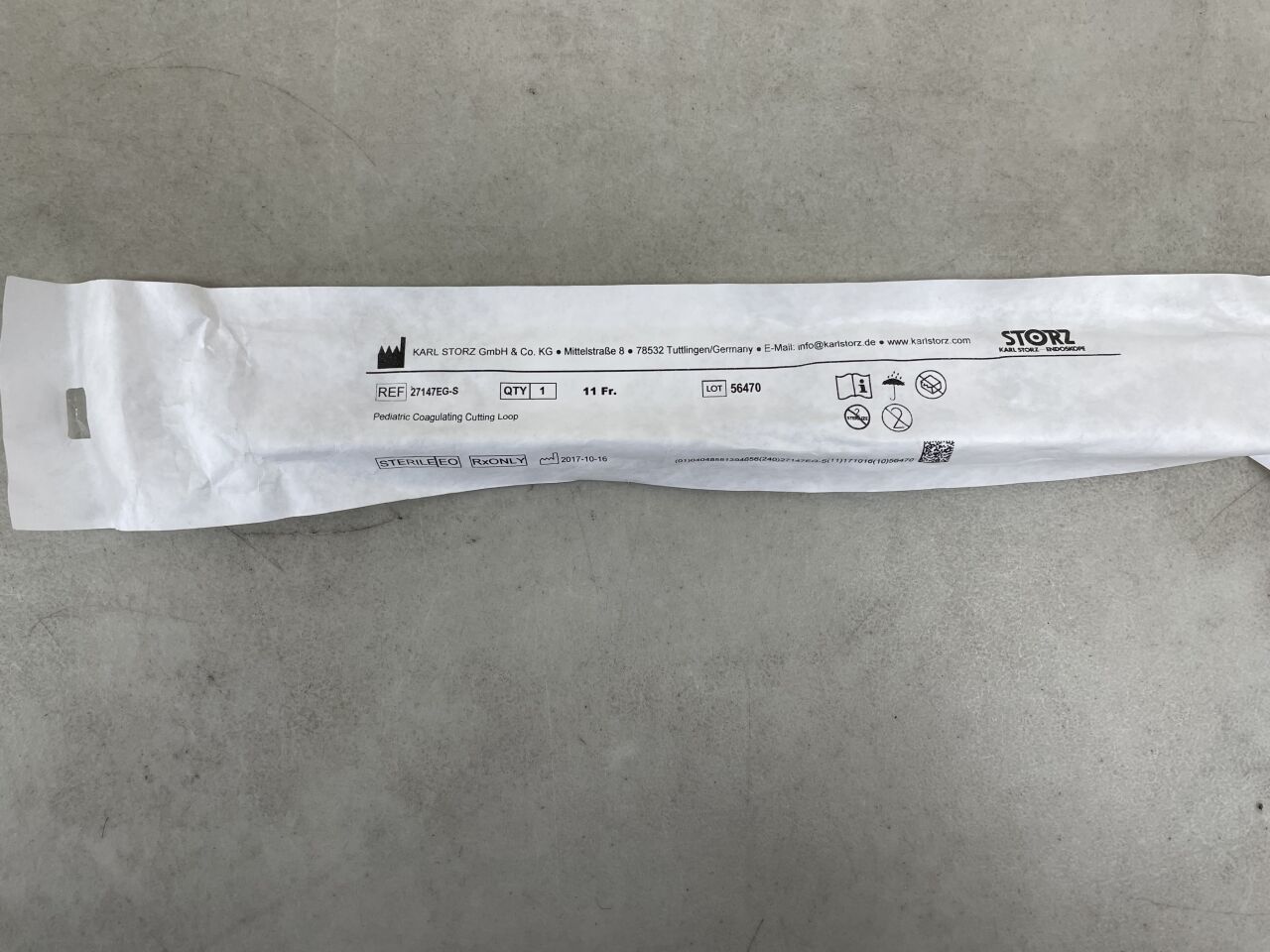 27147EG-S - STORZ - Angled Cutting Loop, (EA) - ( Expiry Date: 2099-12-31 )
