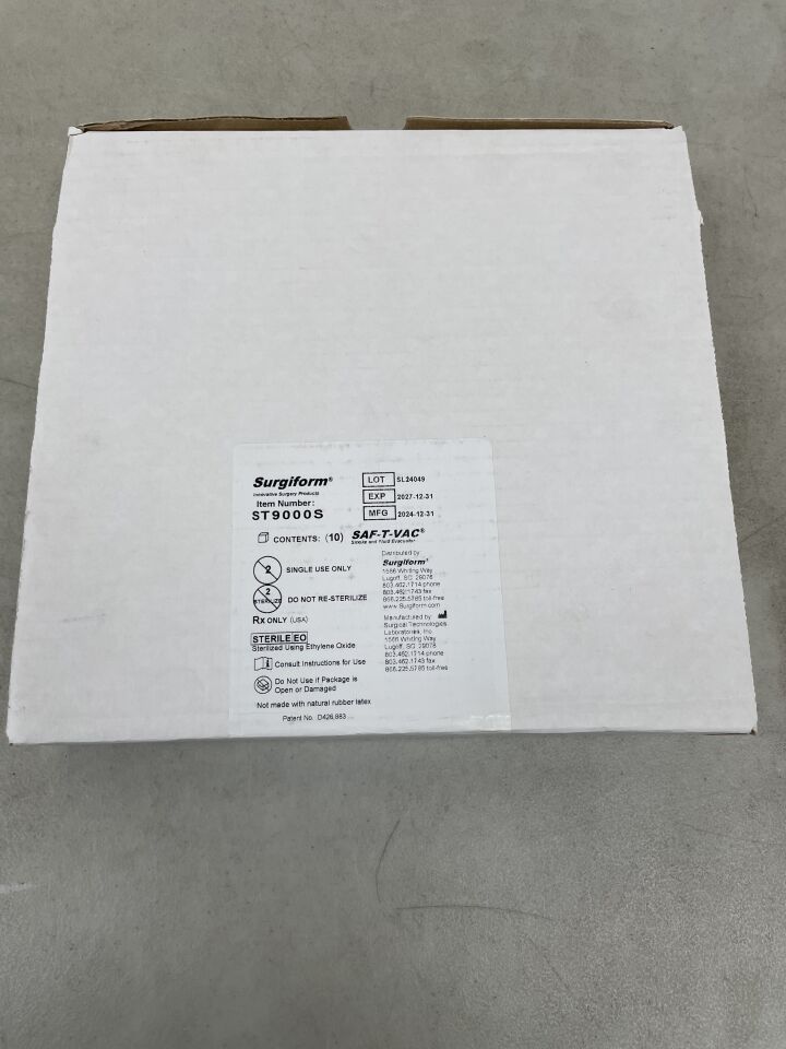 ST9000S - SURGIFORM - Saf-T-Vac Smoke and Fluid Evacuator , (BX/10) - ( Expiry Date: 2027-12-31 )