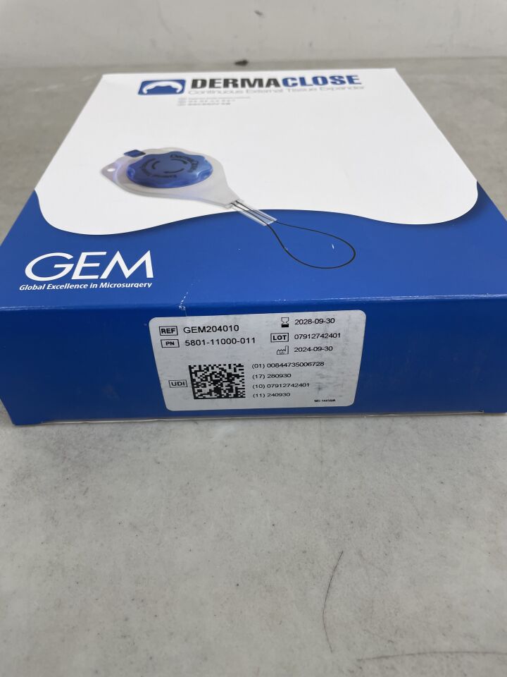 GEM204010 - SYNOVIS - Dermaclose Continuous External Tissue Expander, (BX/1) - ( Expiry Date: 2028-09-30 )