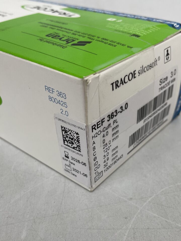 363-3.0 - TRACOE - Silcosoft Tracheostomy Tube for Children, Size 3.0, (BX/1) - ( Expiry Date: 2026-06-30 )