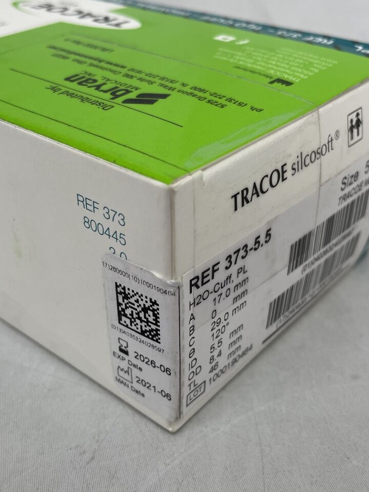 373-5.5 - TRACOE - Silcosoft Tracheostomy Tube for Children, Size 5.5, (BX/1) - ( Expiry Date: 2026-06-30 )