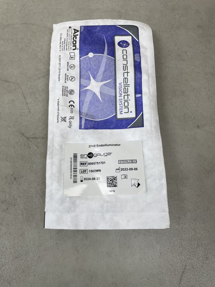 8065751701 - ALCON - 27+ Straight Endoilluminator, RFID, (EA) - ( Expiry Date: 2024-08-31 )