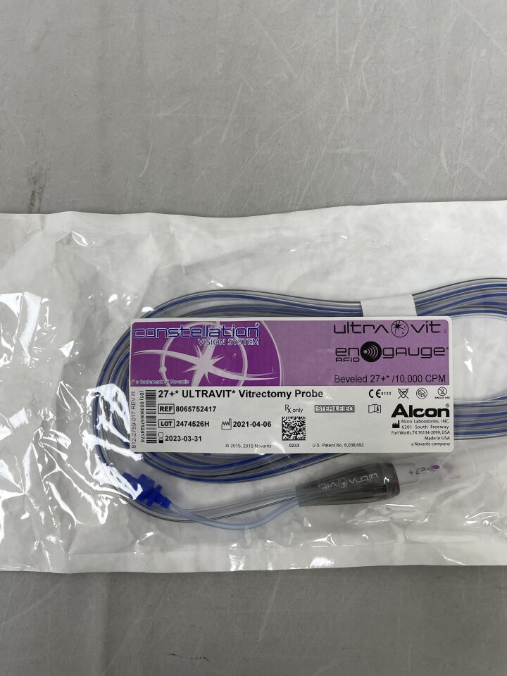 8065752417 - ALCON - Constellation 27+ Advanced ULTRAVIT High Speed Beveled Vitrectomy Probe, (EA) - ( Expiry Date: 2026-01-31 )