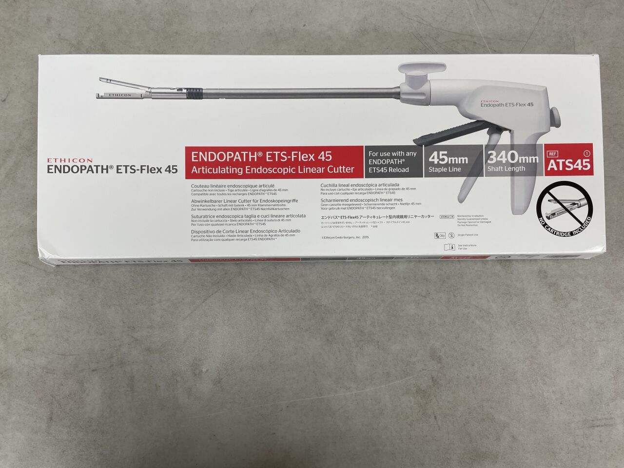 ATS45 - ETHICON - Endopath ETS Linear Cutters ETS Linear Cutter, (BX/1) - ( Expiry Date: 2025-07-31 )