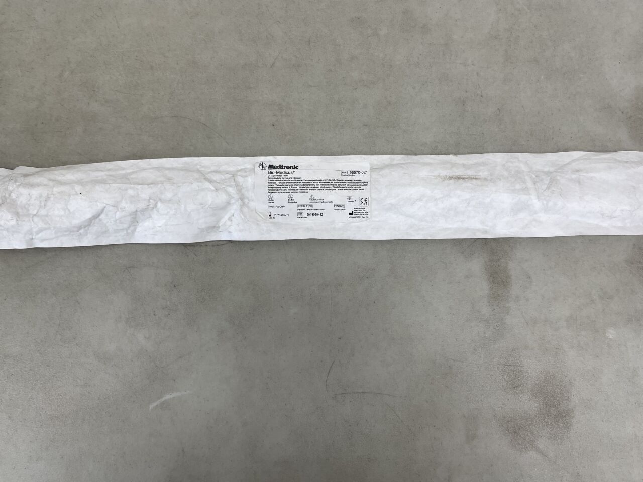 96750-021 - MEDTRONIC - Bio-Medicus Femoral Arterial Cannula with Introducer 21F x 18cm, (EA) - ( Expiry Date: 2023-03-31 )