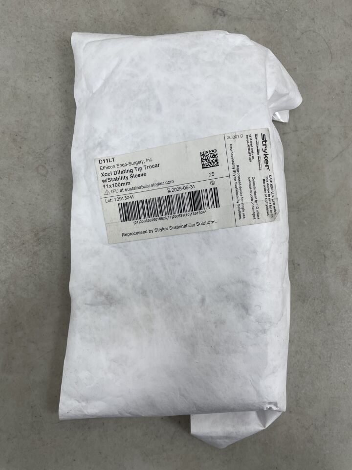 D11LTREP - STRYKER - ETHICON Endopath Xcel Dilating Tip Trocar, 11 dia. x 100 mm Length (Reprocessed), (EA) - ( Expiry Date: 2025-05-31 )