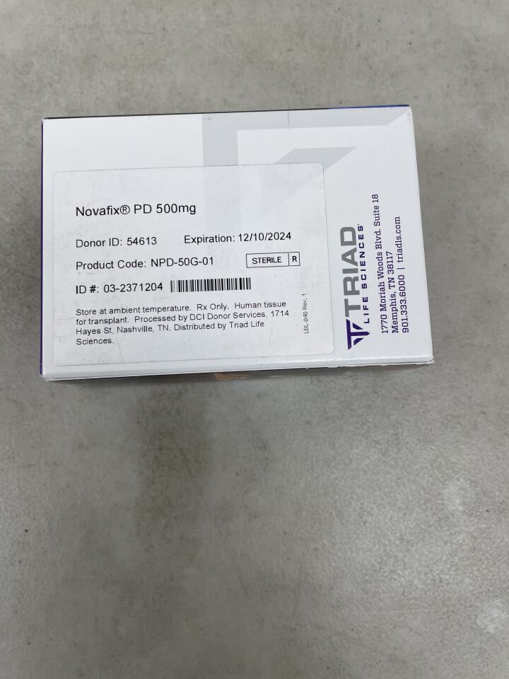 NDP-50G-01 - TRIAD - Novafix PD 500mg, (BX/1) - ( Expiry Date: 2024-12-10 )