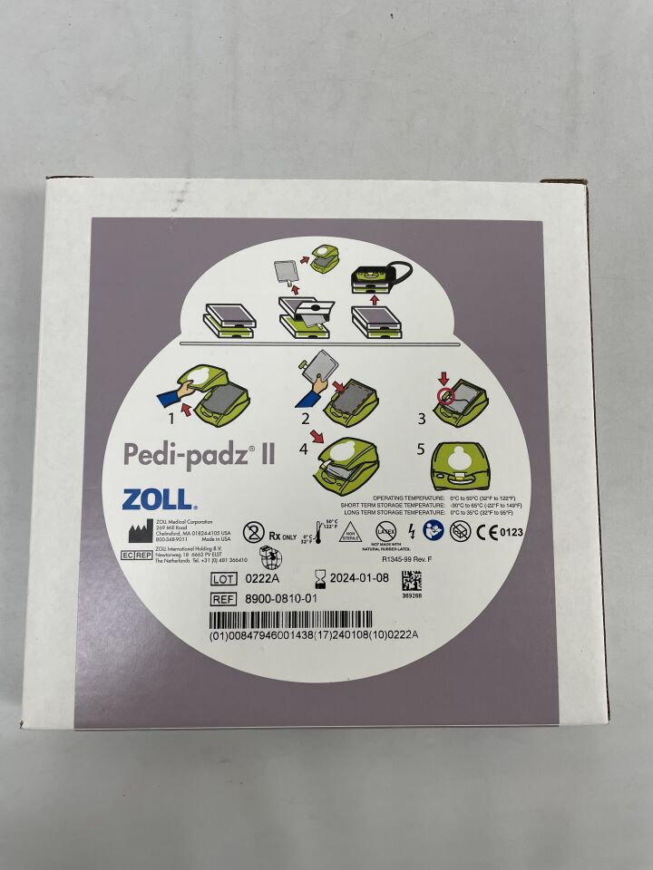 8900-0810-01 - ZOLL - Pedi-Padz II, (BX/1) - ( Expiry Date: 2025-09-28 )