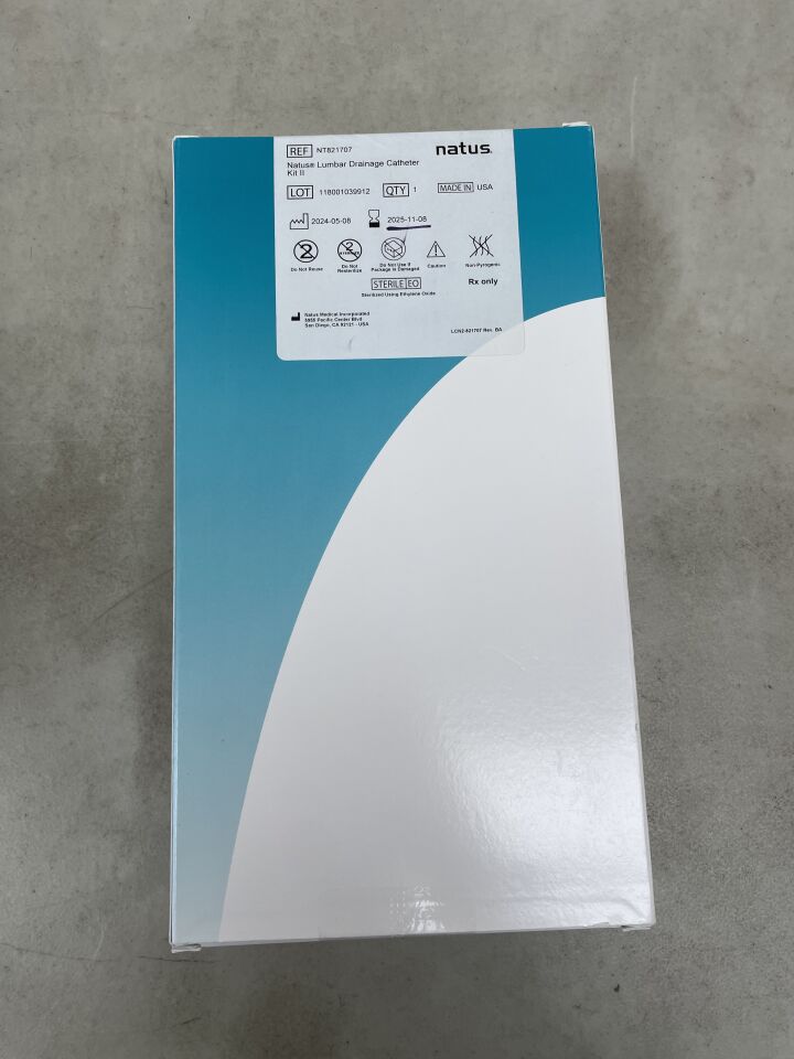 NT821707 - NATUS - Lumbar Drainage Catheter Kit II, (BX/1) - ( Expiry Date: 2025-11-08 )