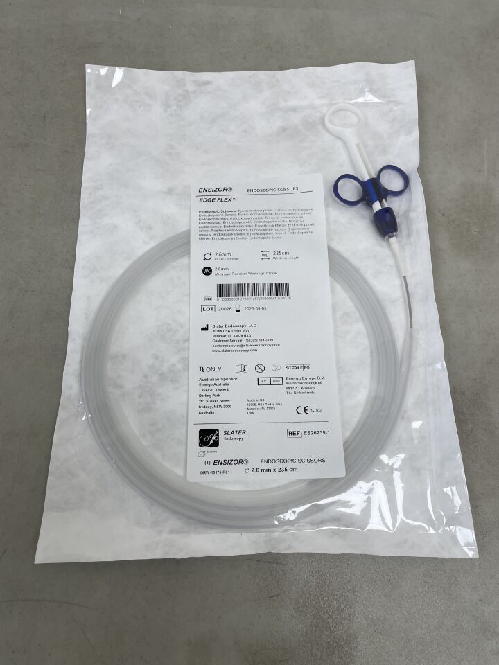 ES26235 - SLATER ENDOSCOPY - Ensizor Endoscopic Scissors 235cm x 2.6mm, (EA) - ( Expiry Date: 2025-09-05 )