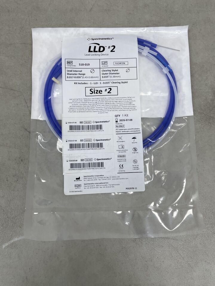 518-019 - SPECTRANETICS - LLD #2 Lead Locking Device, (EA) - ( Expiry Date: 2026-07-08 )