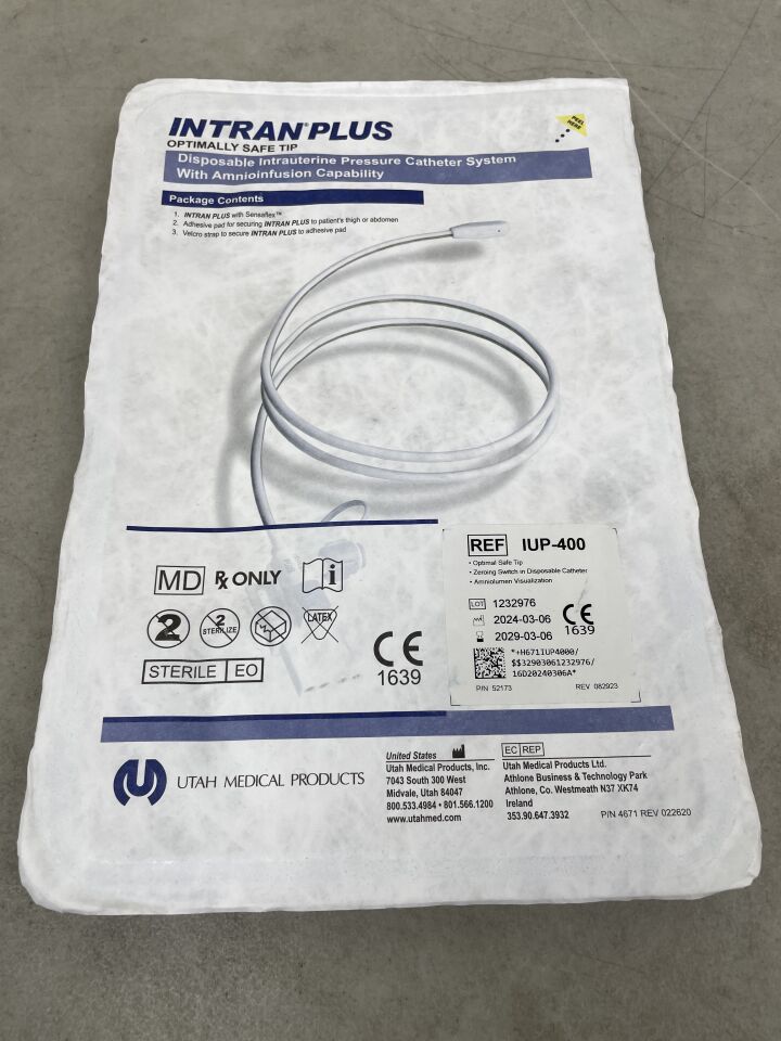 IUP-400 - UTAH MEDICAL - Itran Plus Disposable Intrauterine Pressure Catheter System , (EA) - ( Expiry Date: 2029-03-06 )