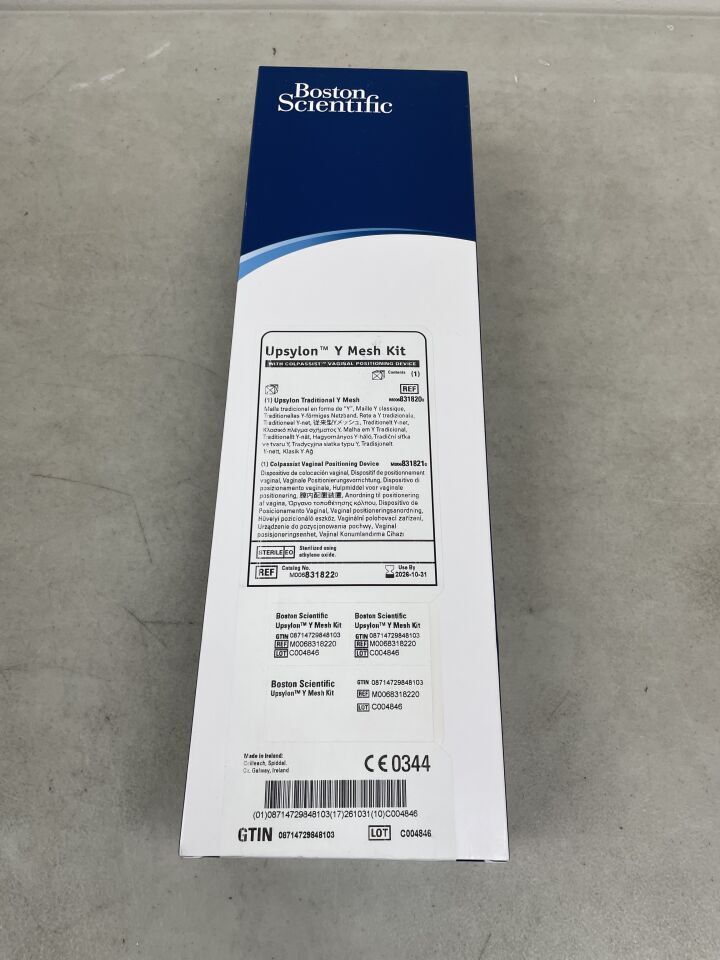 831822 - BOSTON SCIENTIFIC - Upsylon Y Mesh Kit with Colpassist Vaginal Positioning Device, (BX/1) - ( Expiry Date: 2026-10-31 )