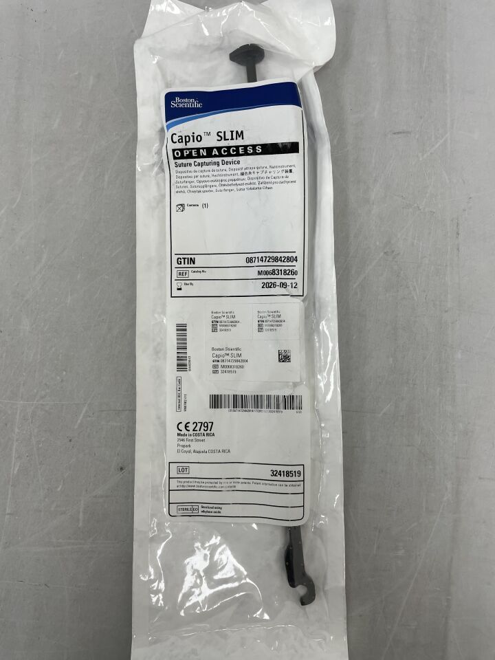 831826 - BOSTON SCIENTIFIC - Capio SLIM Open Access Suture Capturing Device, (EA) - ( Expiry Date: 2026-09-12 )