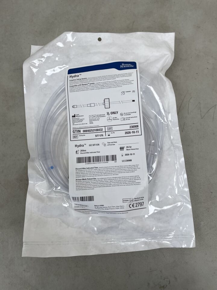 SIT-576 - BOSTON SCIENTIFIC - Hydra Irrigation Tubing System, compatible with Olympus pumps, (EA) - ( Expiry Date: 2026-10-11 )