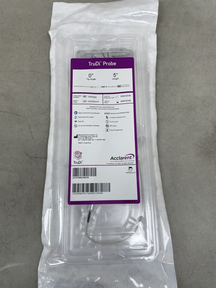 TDP0005 - ACCLARENT - TruDI Probe 0-Degree - 5PK, (EA) - ( Expiry Date: 2025-03-09 )