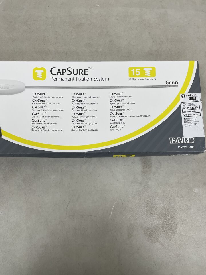 113215 - BARD - CapSure Permanent Fixation System, 15 Fasteners, (BX/1) - ( Expiry Date: 2025-05-28 )