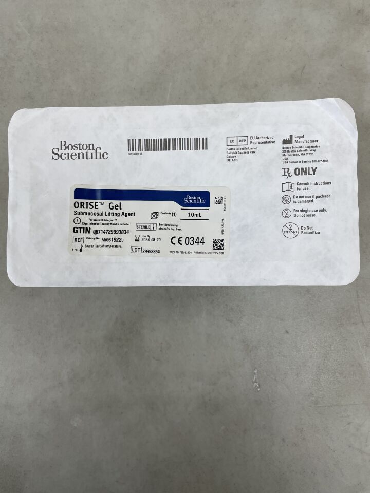 1922 - BOSTON SCIENTIFIC - Orise Gel Submucosal Lifting Agent, 10mL, (EA) - ( Expiry Date: 2024-08-20 )