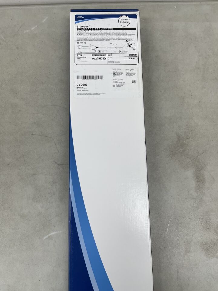 791350 - BOSTON SCIENTIFIC - LithoVue Single-Use Digital Flexible Ureteroscope - Standard Deflection - 7.7Fr x 68cm, (BX/1) - ( Expiry Date: 2026-04-19 )