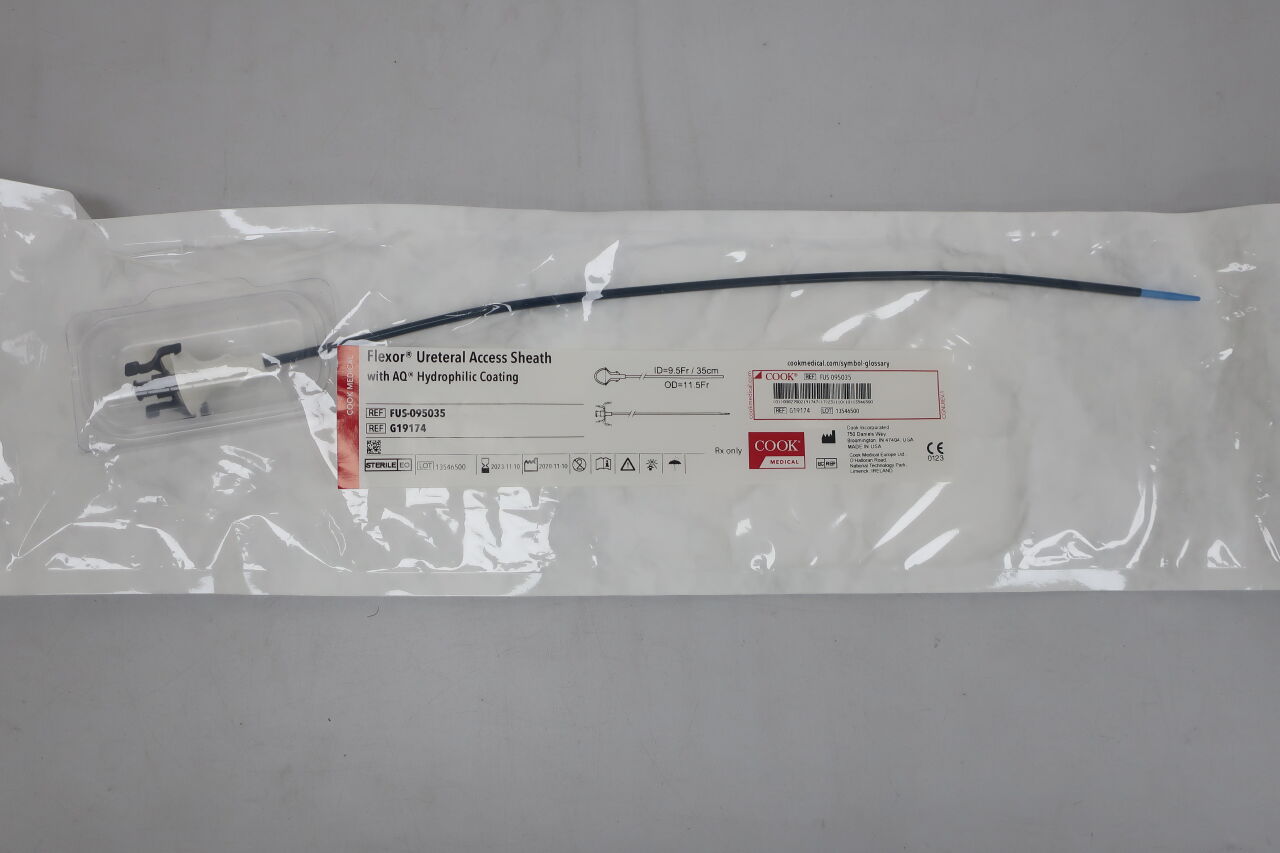 G19174 - COOK - Flexor Ureteral Access Sheath with AQ Hydrophilic Coating - 9.5Fr x 35cm, (EA) - ( Expiry Date: 2026-02-02 )