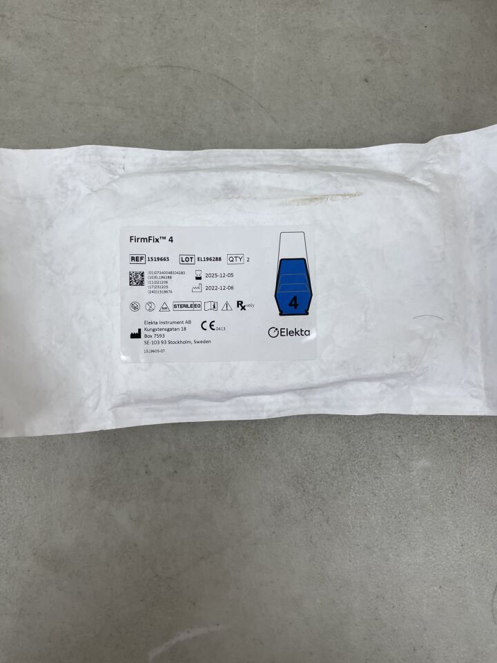 1519665 - ELEKTA - FirmFix 4 for Leksell Vantage Head Frame (2 Per Pack), (EA) - ( Expiry Date: 2025-12-05 )