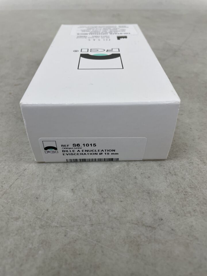 S6.1015 - FCI - Spherical Silicone Enucleation Evisceration Implant 15mm, (BX/1) - ( Expiry Date: 2026-01-31 )
