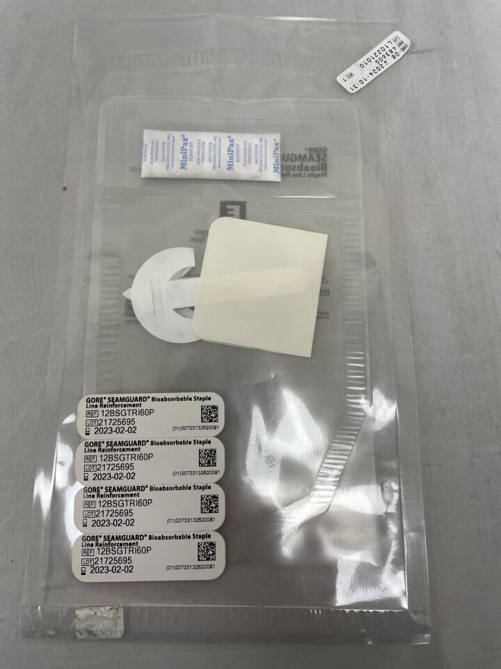12BSGTRI60P - GORE - SeamGuard for Covidien Endo GIA Tri-Staple Reloads, Purple, (EA) - ( Expiry Date: 2025-11-07 )