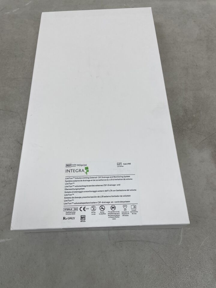 INS9030 - INTEGRA - LimiTorr Volume Limiting External CSF Drainage and Monitoring System, 30mL, (BX/1) - ( Expiry Date: 2025-11-30 )