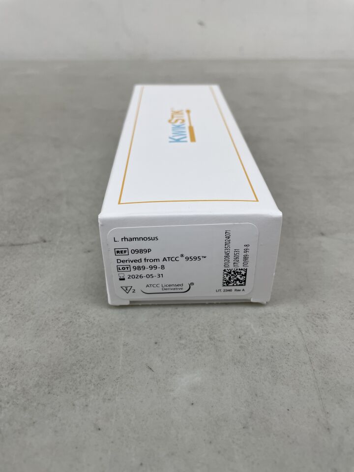 0989P - MICROBIOLOGICS - KWIK-STIK 2 Pack, Lacticaseibacillus Rhamnosus derived from ATCC 9595, (BX/2) - ( Expiry Date: 2026-05-31 )