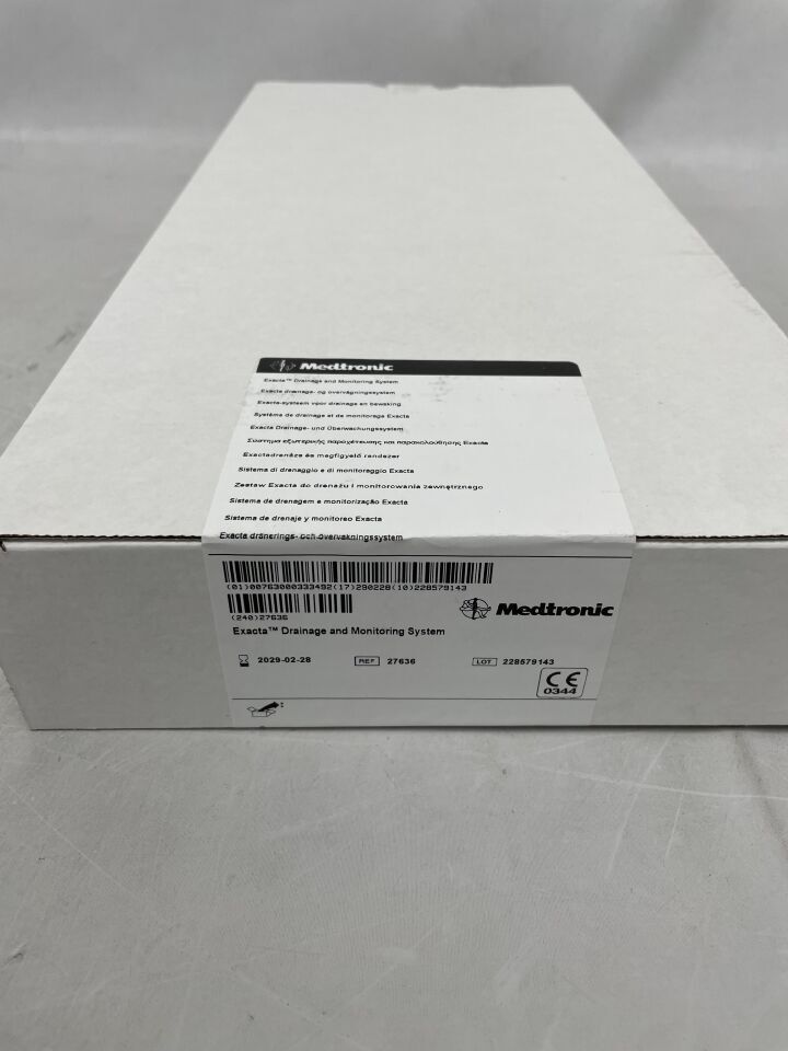 27636 - MEDTRONIC - Exacta Drainage and Monitoring System, (BX/1) - ( Expiry Date: 2029-02-28 )