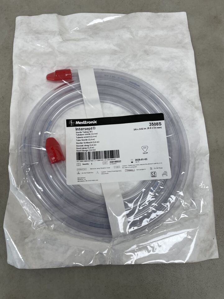 3508S - MEDTRONIC - intersept sterile turbing 8', (EA) - ( Expiry Date: 2028-01-03 )