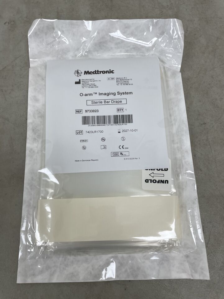9733023 - MEDTRONIC - O-Arm Imaging System, Sterile Bar Drape, (EA) - ( Expiry Date: 2027-10-01 )