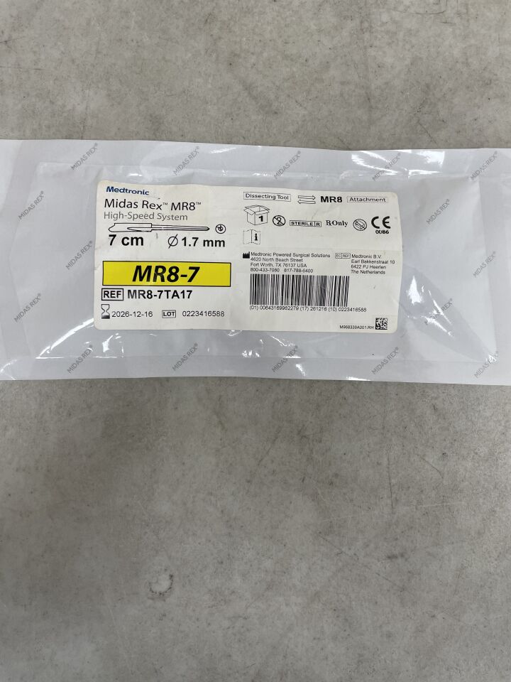 MR8-7TA17 - MEDTRONIC - Midas Rex Legend, Tapered 7cm, 1.7mm, (EA) - ( Expiry Date: 2026-12-16 )