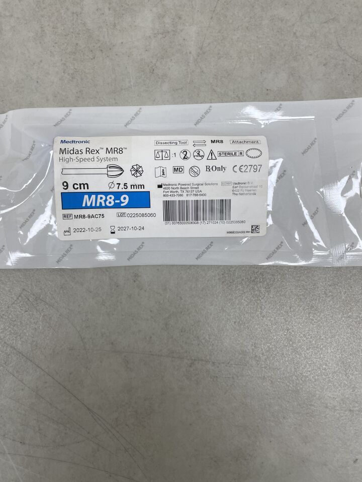 MR8-9AC75 - MEDTRONIC - Midas Rex MR8, Acorn 9cm, 7.5mm, (EA) - ( Expiry Date: 2027-10-24 )
