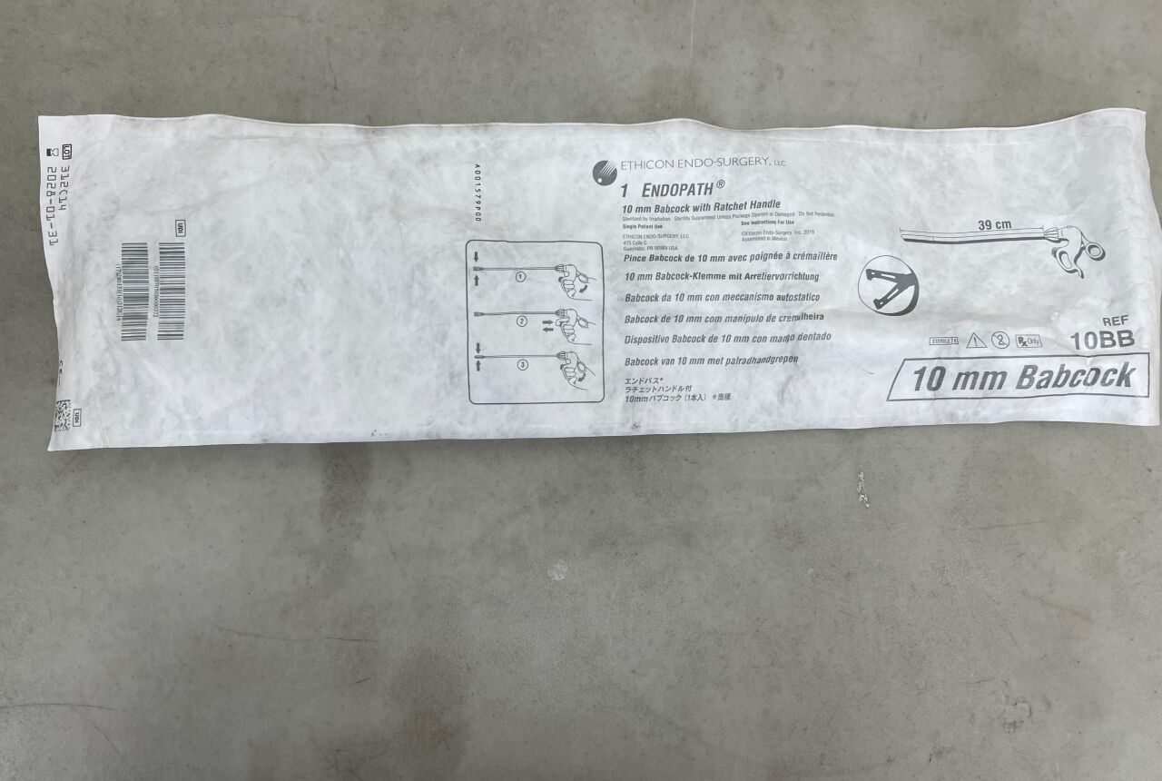 10BB - ETHICON - Endopath Endoscopic Grasper Babcock, 10 mm dia. Shaft, (EA) - ( Expiry Date: 2028-01-31 )