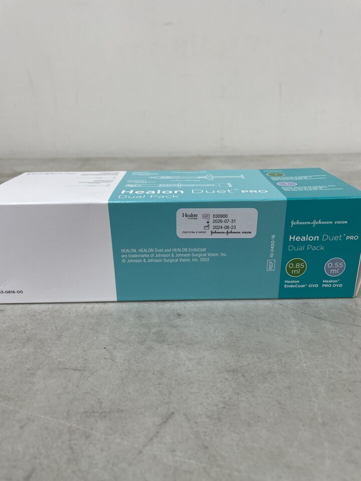 10-2400-16 - JOHNSON & JOHNSON - HEALON DUET PRO, (BX/1) - ( Expiry Date: 2026-07-31 )