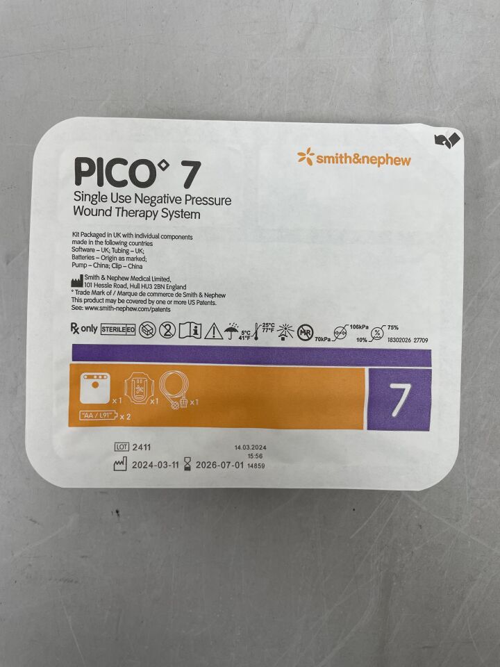 66022003-S - SMITH & NEPHEW - PICO 7 NPWT System - (System Only), (EA) - ( Expiry Date: 2026-07-01 )