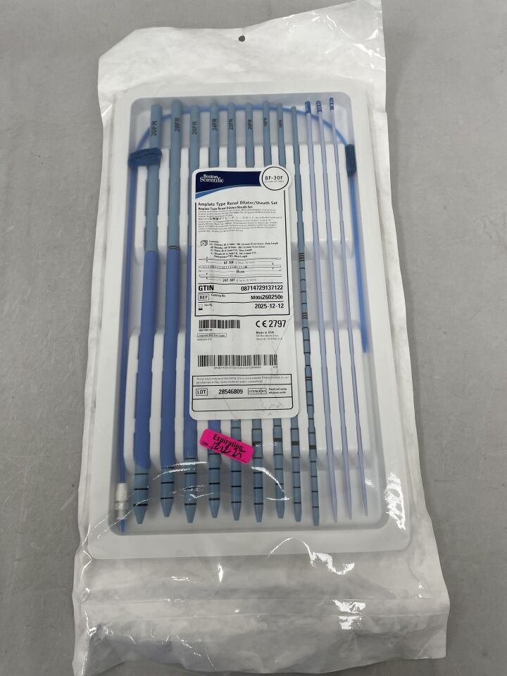 260250 - BOSTON SCIENTIFIC - Amplatz Type Renal Dilator/Sheath Set - 8Fr-30Fr, (EA) - ( Expiry Date: 2025-12-12 )