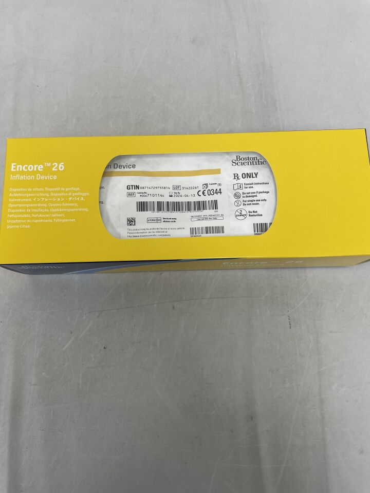 710114 - BOSTON SCIENTIFIC - encore 26 inflation device , (BX/1) - ( Expiry Date: 2026-04-13 )