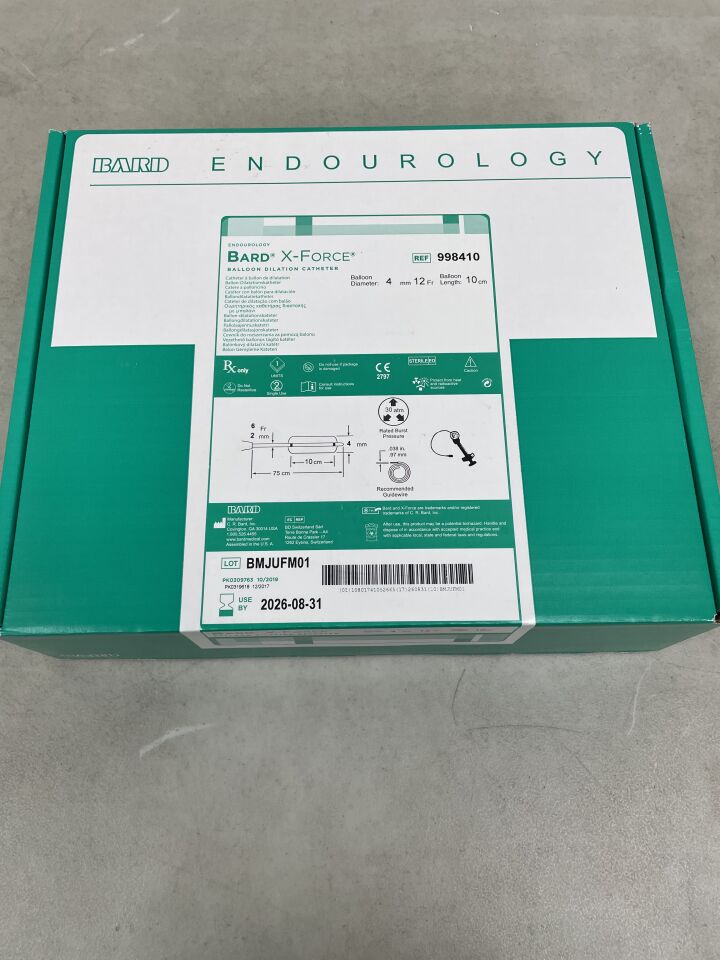 998410 - BARD - X-Force U30 Ureteroscopic Balloon Dilation Catheter 4mm x 100mm w/Inflation Device, (BX/1) - ( Expiry Date: 2026-08-31 )