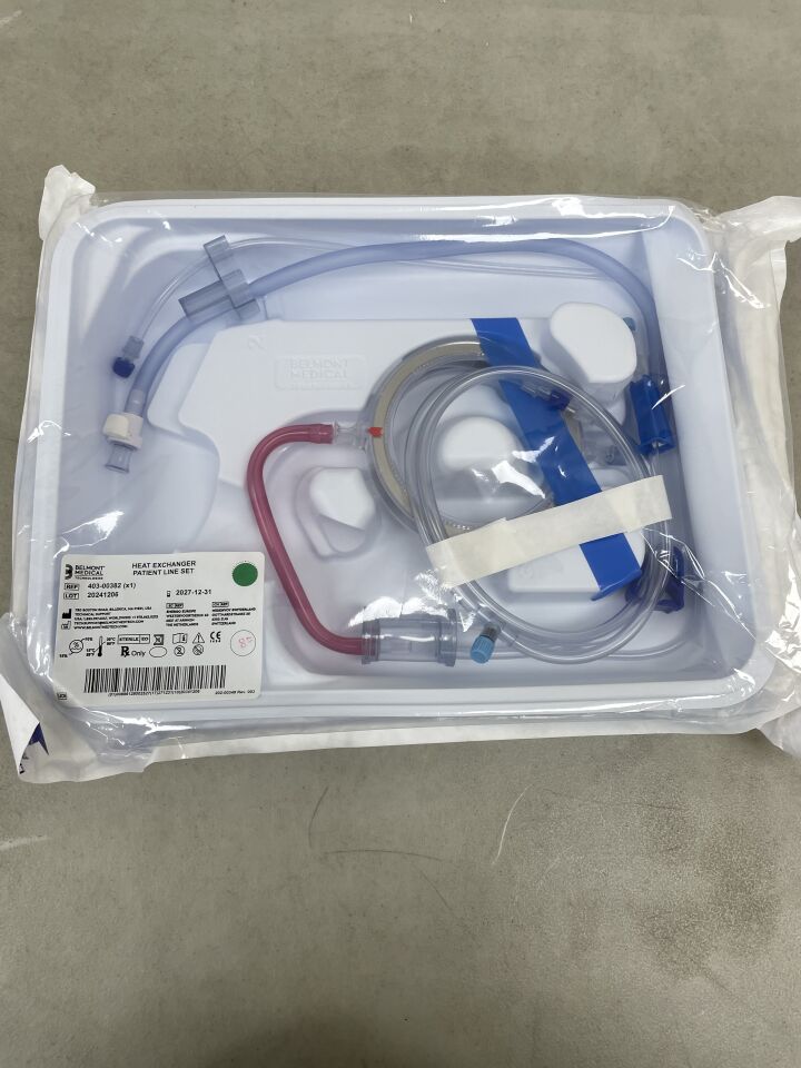 403-00382 - BELMONT MEDICAL - Heat Exchange / Patient Line Set, (EA) - ( Expiry Date: 2027-12-31 )