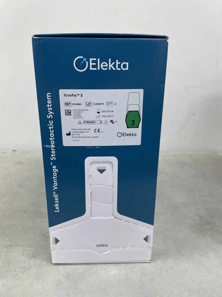 1519664 - ELEKTA - FirmFix 3 for Leksell Vantage Head Frame (2 Per Pack), (BX/20) - ( Expiry Date: 2025-09-06 )