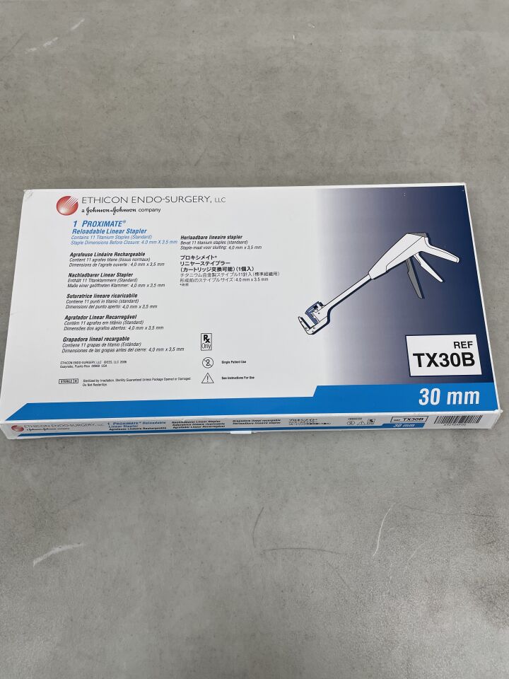 TX30B - ETHICON - Proximate Linear Stapler with Blue Reload, 30 mm Size, (BX/1) - ( Expiry Date: 2025-09-30 )