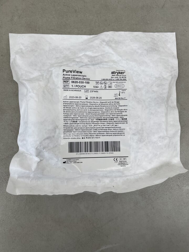 0620-030-100 - CONMED - PureView Active Laparoscopic Plume Filtration Device, (EA) - ( Expiry Date: 2026-06-20 )