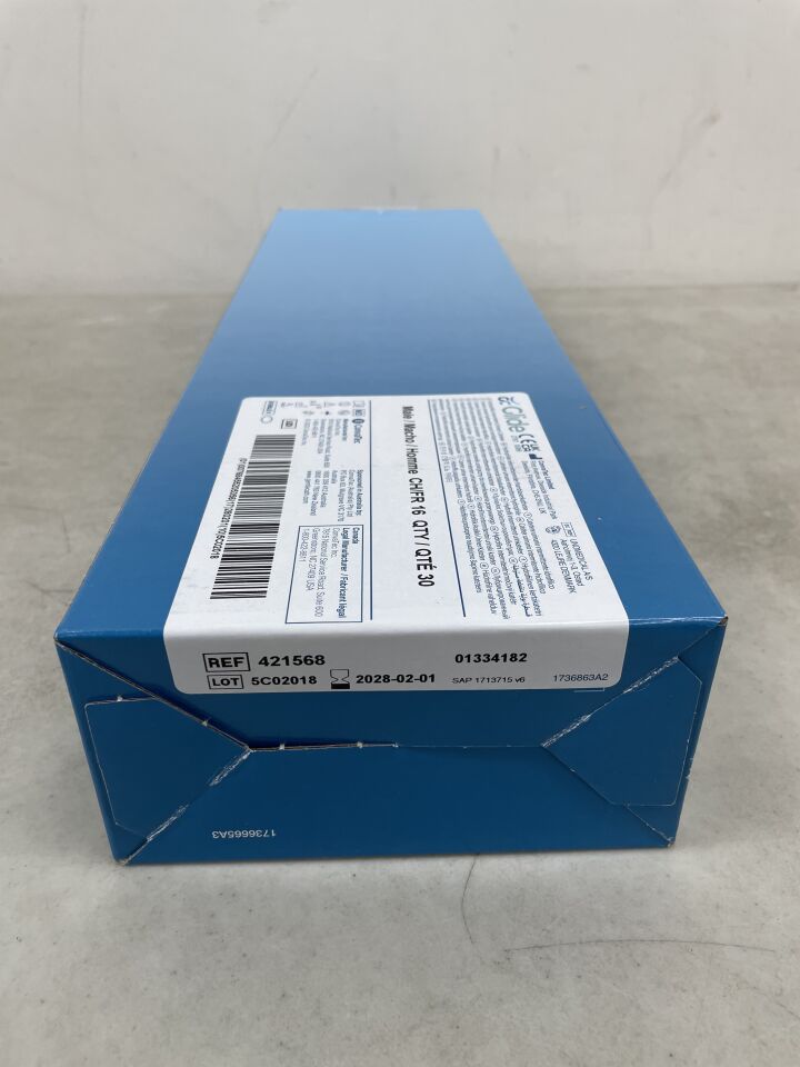 421568 - CONVATEC - GentleCath Glide Male Straight Tip, Size - CH16, (BX/30) - ( Expiry Date: 2028-02-01 )
