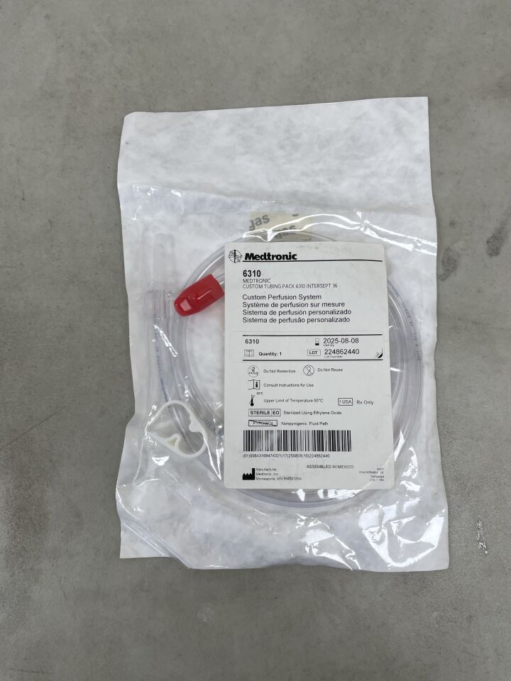 6310 - MEDTRONIC - Custom Tubing Pack, Intersept 36, (EA) - ( Expiry Date: 2025-08-08 )