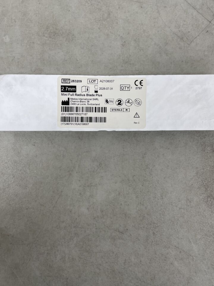 283209 - DEPUY - FMS Full Radius Blade Plus 3.5mm, (EA) - ( Expiry Date: 2026-07-31 )