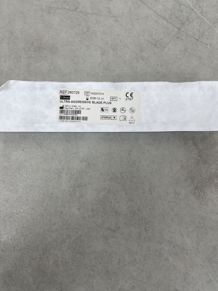 283729 - DEPUY - FMS ULTRA-AGGRESSIVE BLADE PLUS 5.0mm, (EA) - ( Expiry Date: 2026-12-31 )